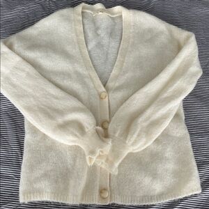 La maille sezane paris wool cardigan